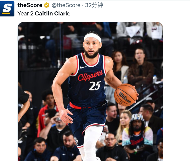 华体会体育-手感持续低迷！美媒调侃克拉克生涯第二年就成本·西蒙斯了