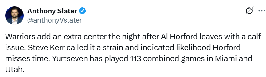 华体会网站-遭遇伤病潮！勇士10天合同签2米11中锋 G联赛场均23+13